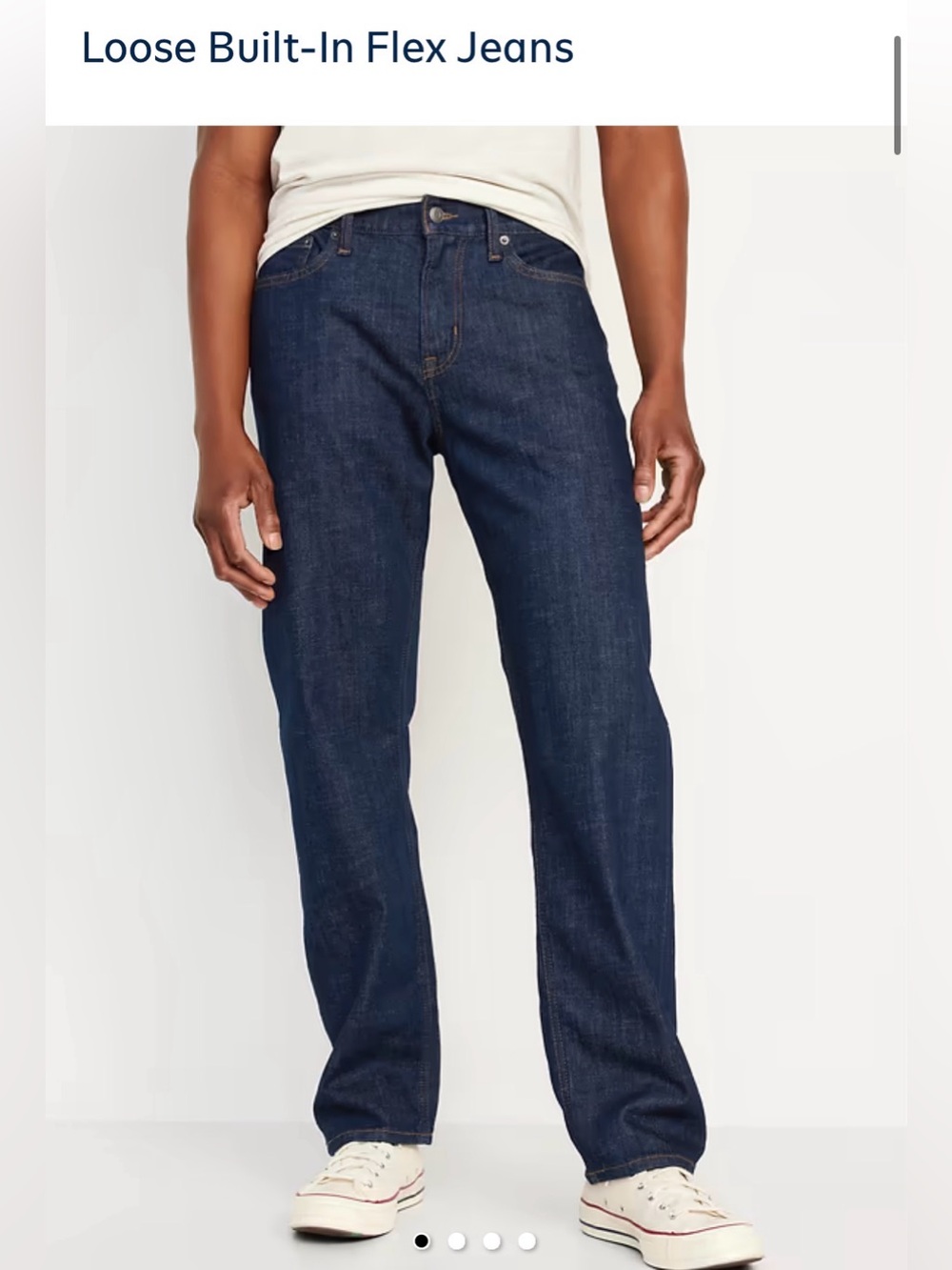 Old Navy Loose Built-In Flex Men's Jeans - Dark Wash